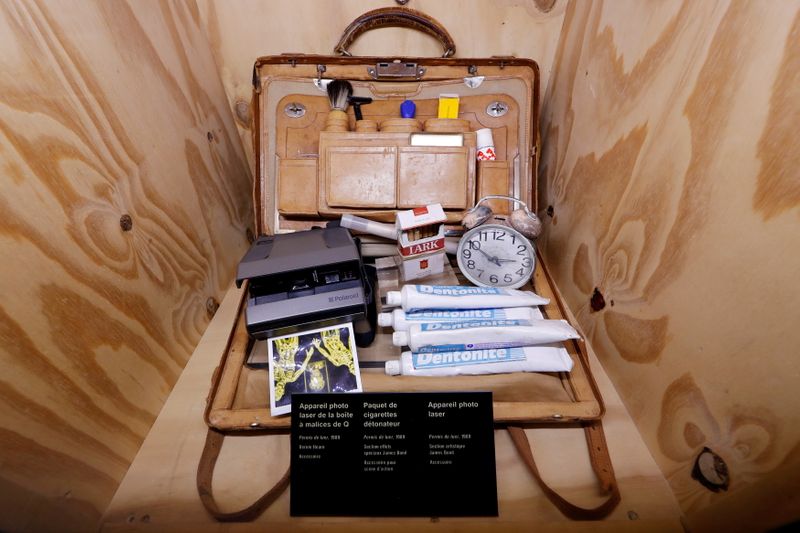 FILE PHOTO: Q’S Bag Of Tricks is displayed during a