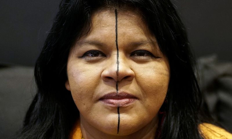 FILE PHOTO: Indigenous Leader Sonia Guajajara of the Guajajara tribe