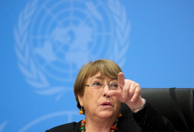 FILE PHOTO: U.N. High Commissioner for Human Rights Bachelet attends