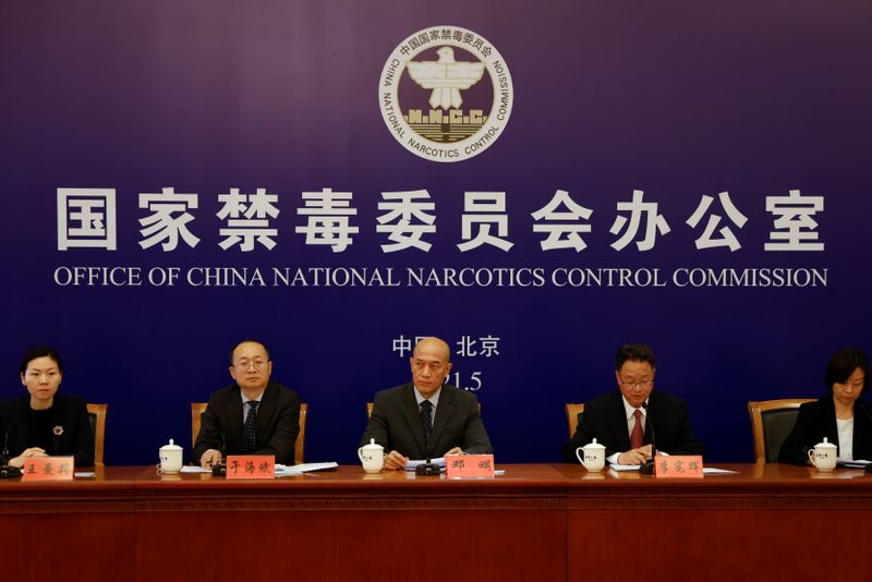 Deng Ming, deputy director of China’s National Narcotics Control Commission
