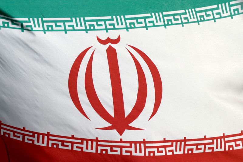 FILE PHOTO: FILE PHOTO: The Iranian flag flies in front