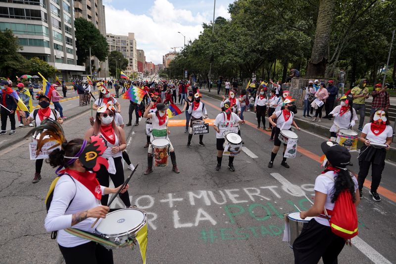 Protest in Bogota