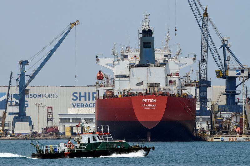 FILE PHOTO: Cuban tanker Petion is seen at a shipyard