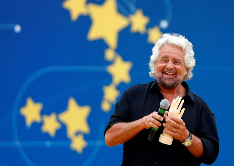 FILE PHOTO: Italy’s 5-Star Movement rally in Rome