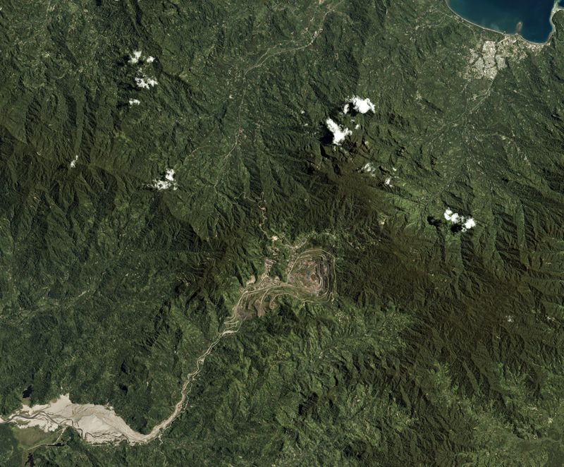 FILE PHOTO: The Panguna mine is seen in Bougainville