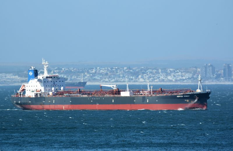 The Mercer Street, a Japanese-owned Liberian-flagged tanker managed by Israeli-owned