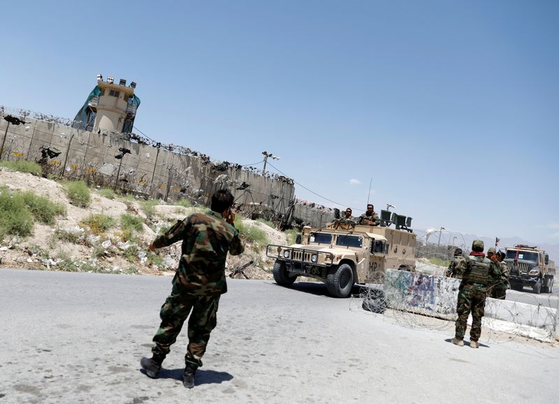 FILE PHOTO: U.S. vacates Bagram air base in Afghanistan –