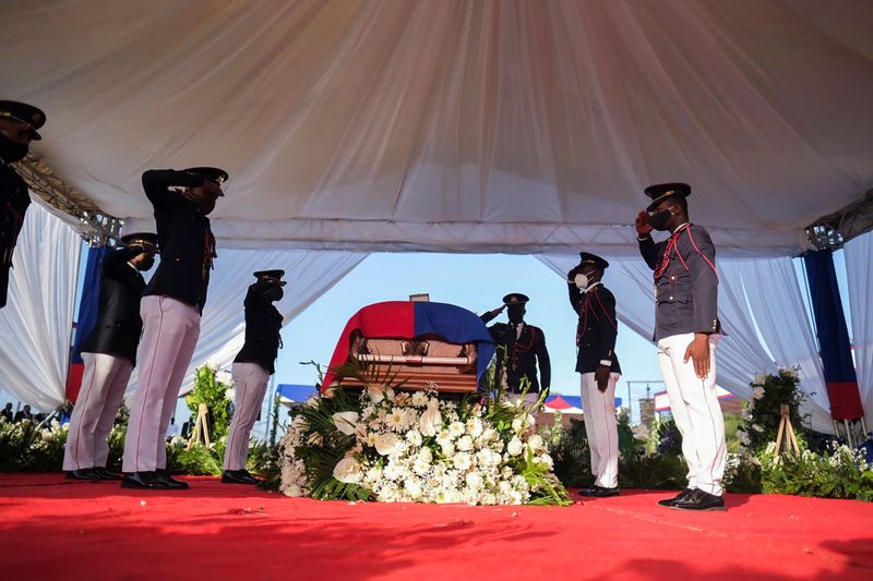 Haiti holds funeral for assassinated Presidente Jovenel Moise in Cap-Haitien