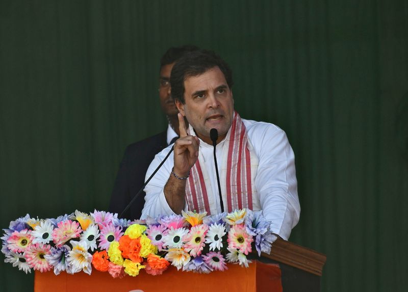 FILE PHOTO: Rahul Gandhi, leader of India’s main opposition Congress