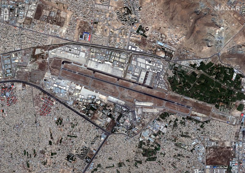 An overview of Kabul’s airport in Afghanistan