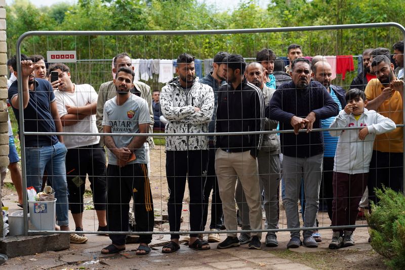 FILE PHOTO: Temporary detention centre for migrants who illegally crossed