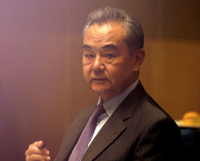 FILE PHOTO: China’s Foreign Minister Wang Yi visits Philippines