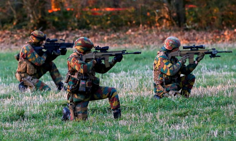 FILE PHOTO: FILE PHOTO: Belgian army Special Forces are seen