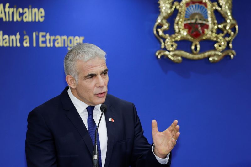 Israeli Foreign Minister Lapid meets with Moroccan Foreign Minister Bourita,