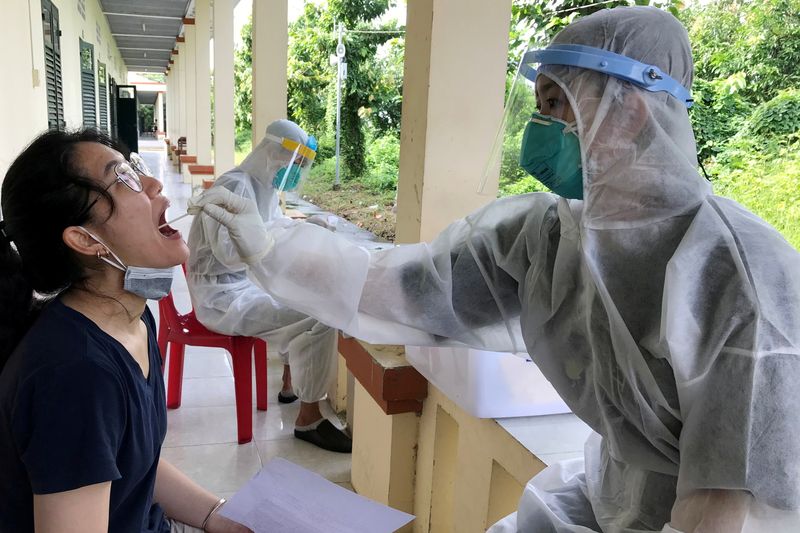 FILE PHOTO: Vietnam takes steps to prevent the coronavirus disease