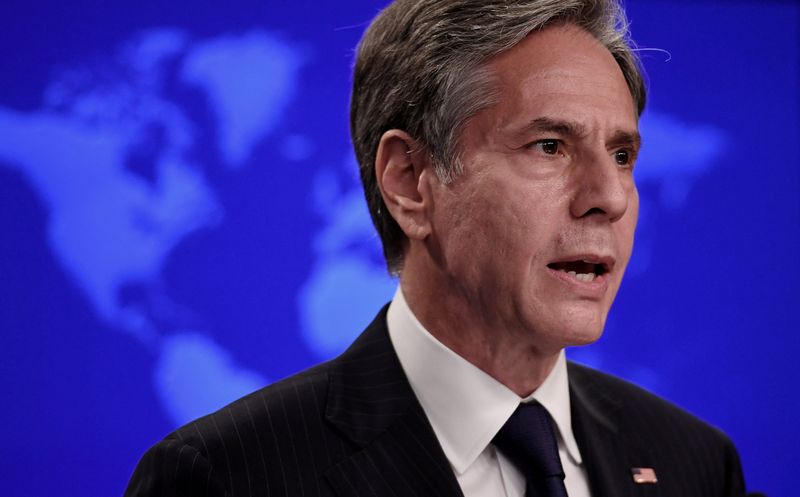 U.S. Secretary of State Antony Blinken deliver remarks to the