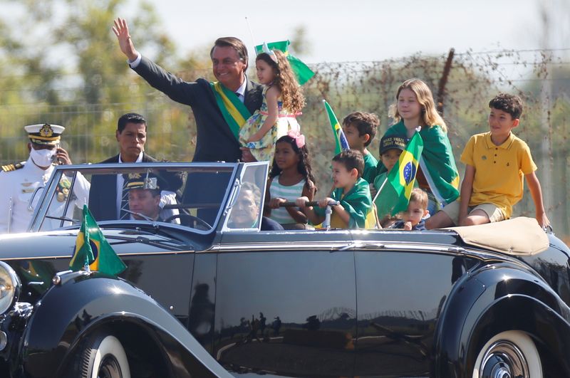 Brazil’s president Jair Bolsonaro attends Independence Day ceremony in Brasilia