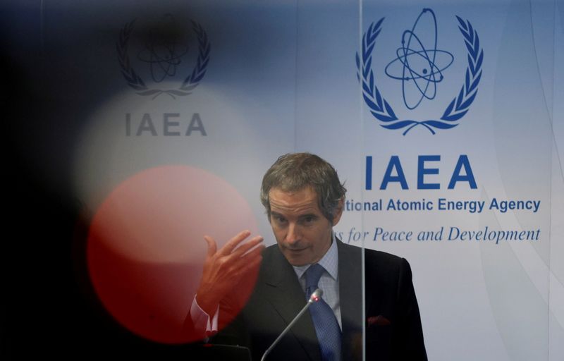 FILE PHOTO: International Atomic Energy Agency Director General Grossi attends