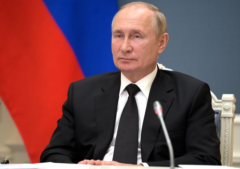 Russian President Putin takes part in the BRICS summit in