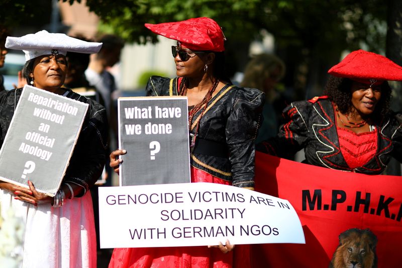 FILE PHOTO: Germany returns remains from 1904-1908 genocide to Namibia