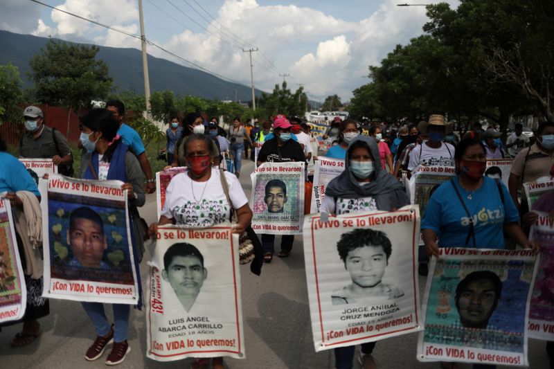 FILE PHOTO: Sixth anniversary of the disappearance of 43 students