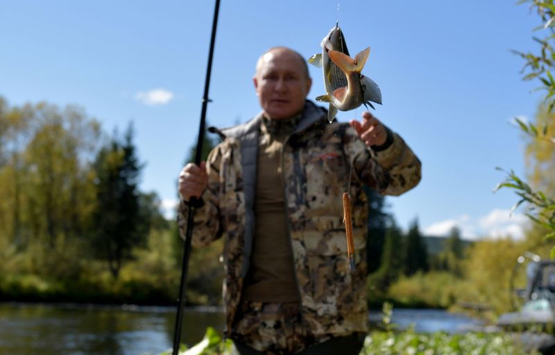 Russian President Vladimir Putin spends vacations in Siberia