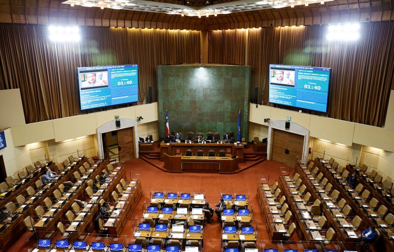 FILE PHOTO: The Chamber of Deputies of Chile approved for