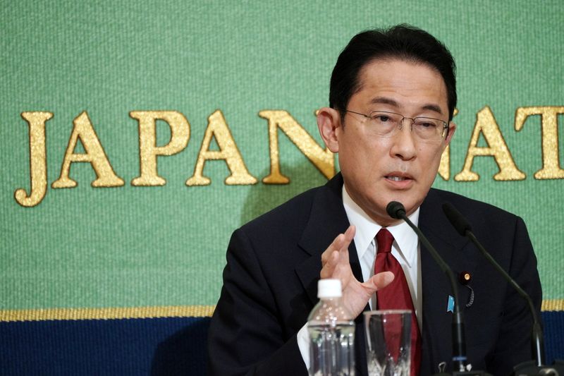 FILE PHOTO: Debate session held by Japan National Press club