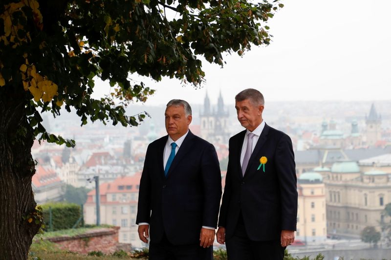 Hungary’s PM Orban visits Czech Republic