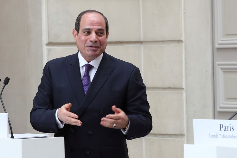 FILE PHOTO: Egyptian President Abdel Fattah al-Sisi pays state visit