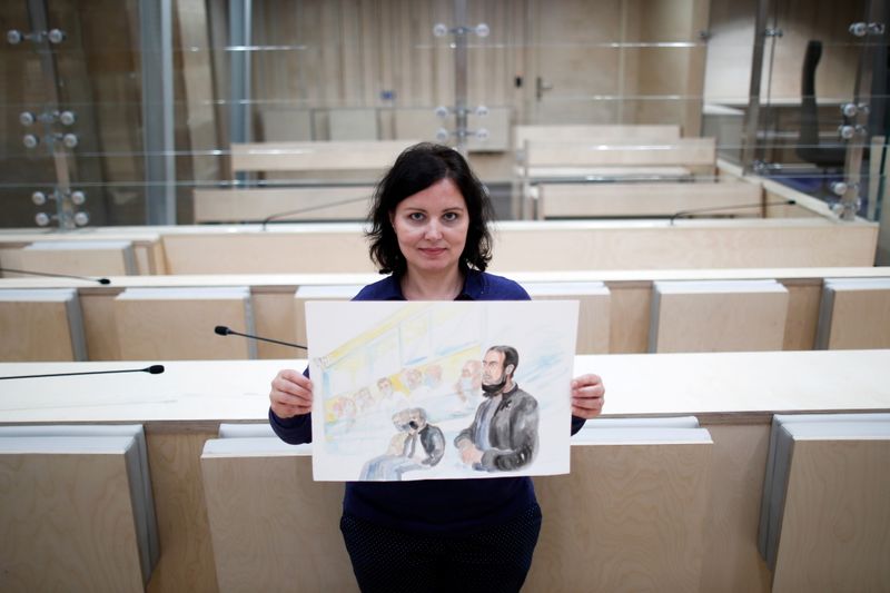 French court artist Elisabeth de Pourquery documents Paris’ November 2015