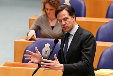 FILE PHOTO: Debate over remarks the Dutch Prime Minister Mark