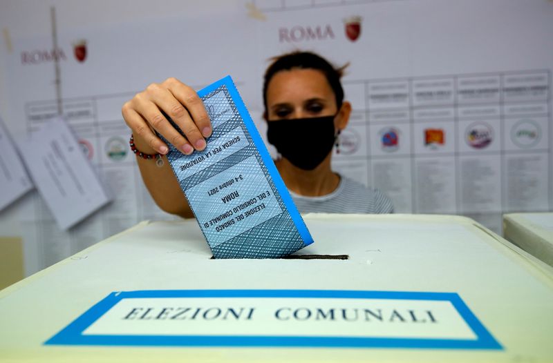 FILE PHOTO: Italy holds elections for mayors and councillors