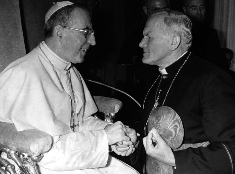 FILE PHOTO: File photograph of Pope John Paul I meeting
