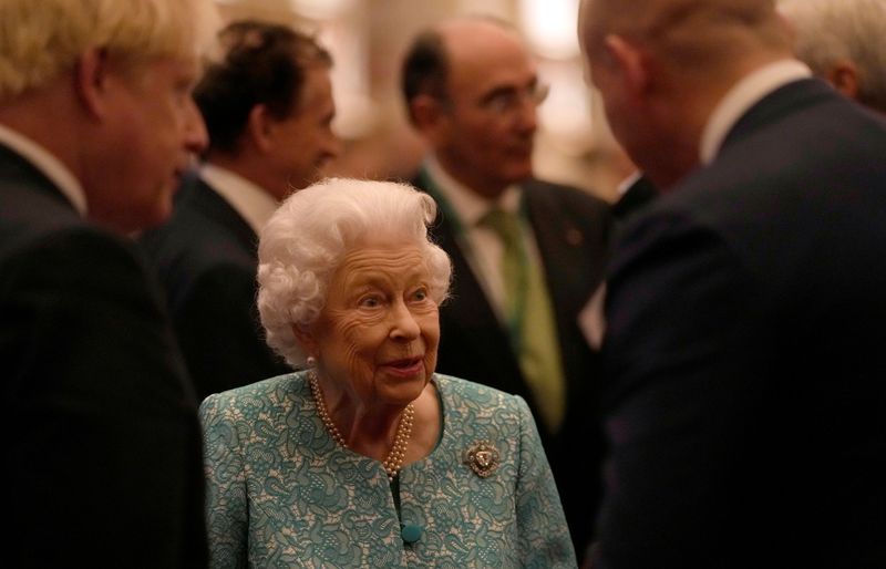 Britain’s Queen Elizabeth and members of the Royal Family host