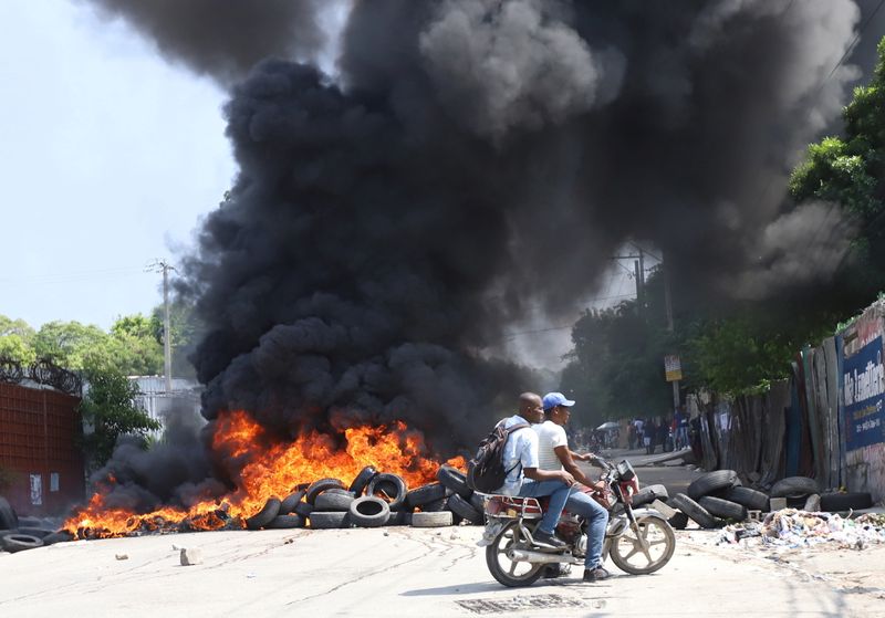 FILE PHOTO: Haitians strike to protest kidnappings as pressure grows