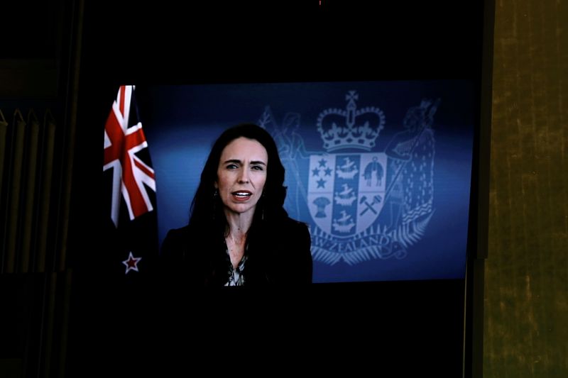 FILE PHOTO: New Zealand’s Ardern addresses 76th Session of the