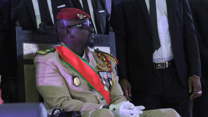 Guinea swears in a coup leader as interim president
