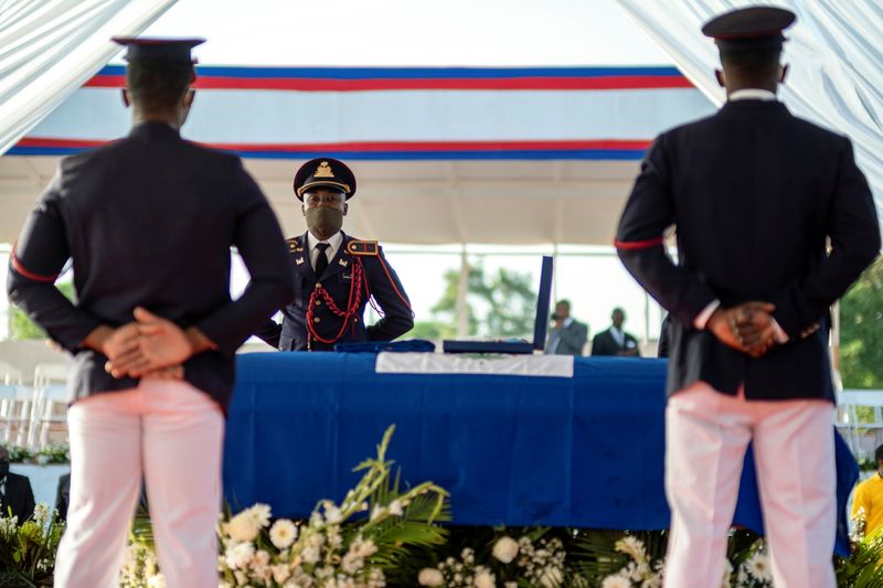 FILE PHOTO: Haiti holds funeral for assassinated President Jovenel Moise