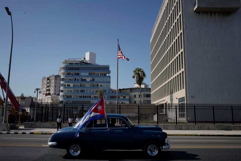FILE PHOTO: Protest against the trade embargo on Cuba by