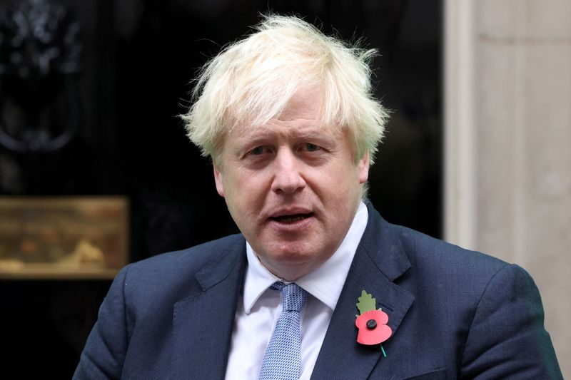 Prime Minister Boris Johnson meets with fundraisers from the Royal