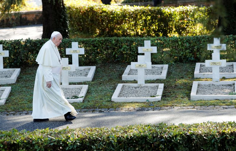 All Souls’ Day Mass at French Military Cemetery in Rome