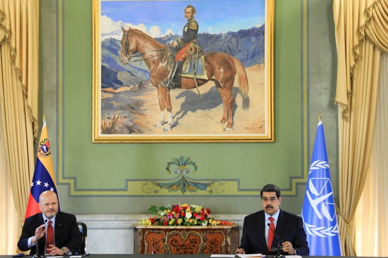 International Criminal Court prosecutor Khan meets Venezuela’s President Maduro in