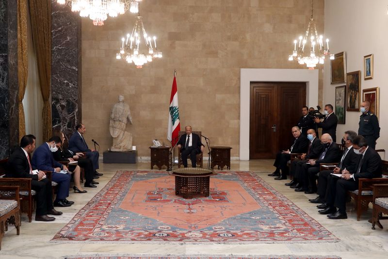 Lebanon’s President Michel Aoun meets with Assistant Secretary General of