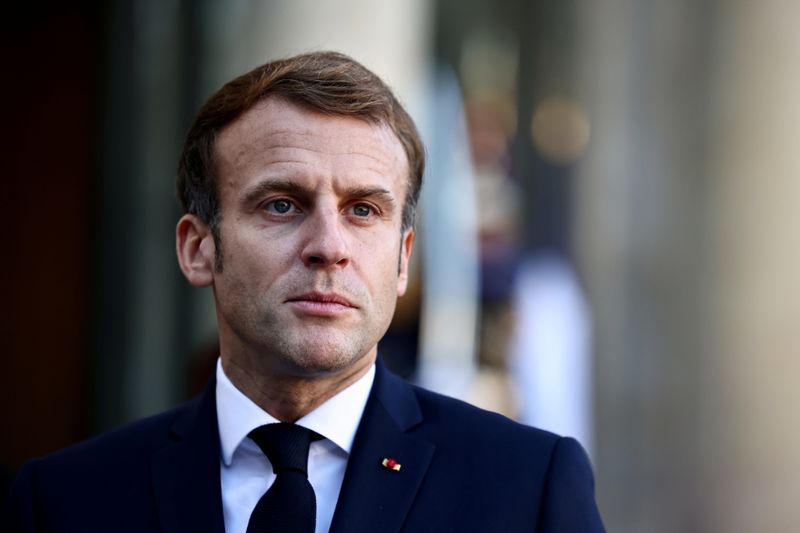 French President Macron meets Benin’s counterpart Talon in Paris