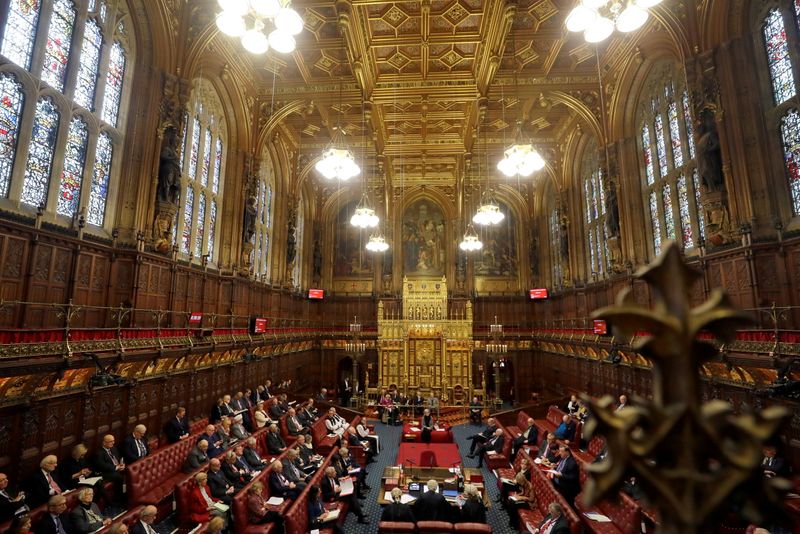 FILE PHOTO: House of Lords considers European Withdrawal Agreement Bill