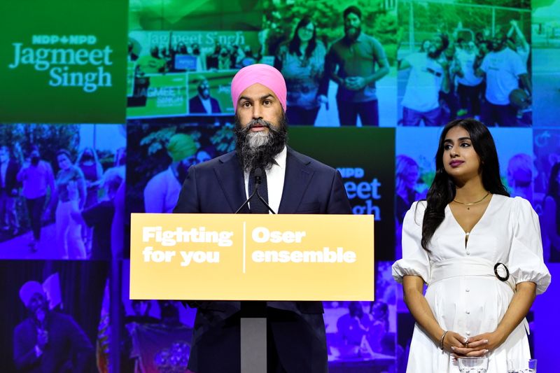 FILE PHOTO: New Democratic Party (NDP) leader Jagmeet Singh on