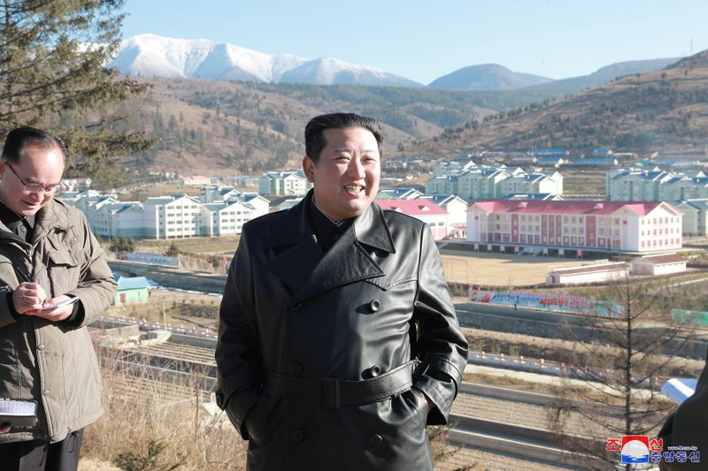 North Korean leader Kim Jong Un visits Samjiyon City