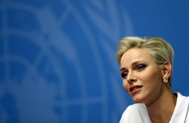 Monaco’s Princess Charlene, goodwill ambassador for the IFRC for first