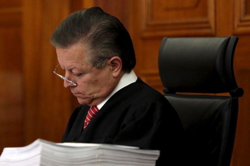 FILE PHOTO: Supreme Court judge Arturo Zaldivar Lelo de Larrea